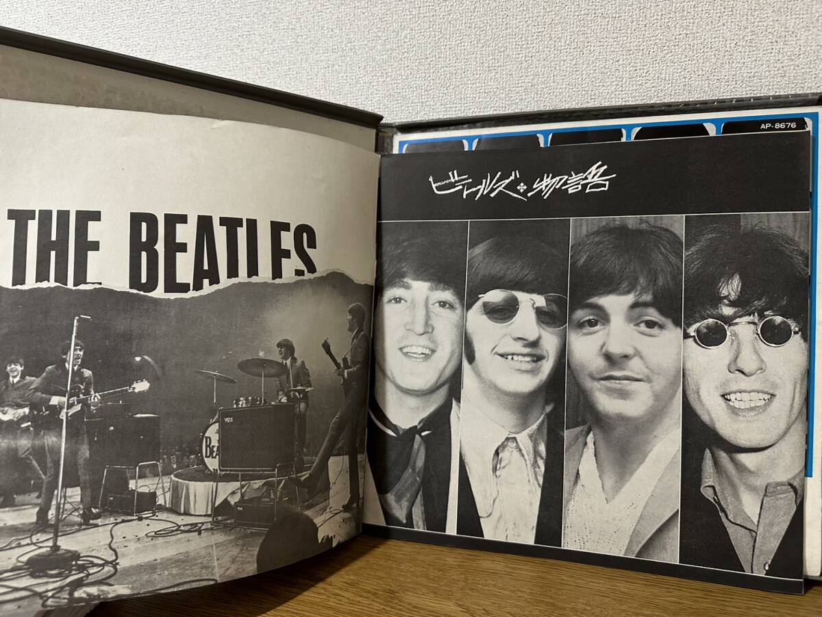 LPレコード BEATLES ザ・ビートルズ・ストーリー アップル 赤盤／黒盤の画像7