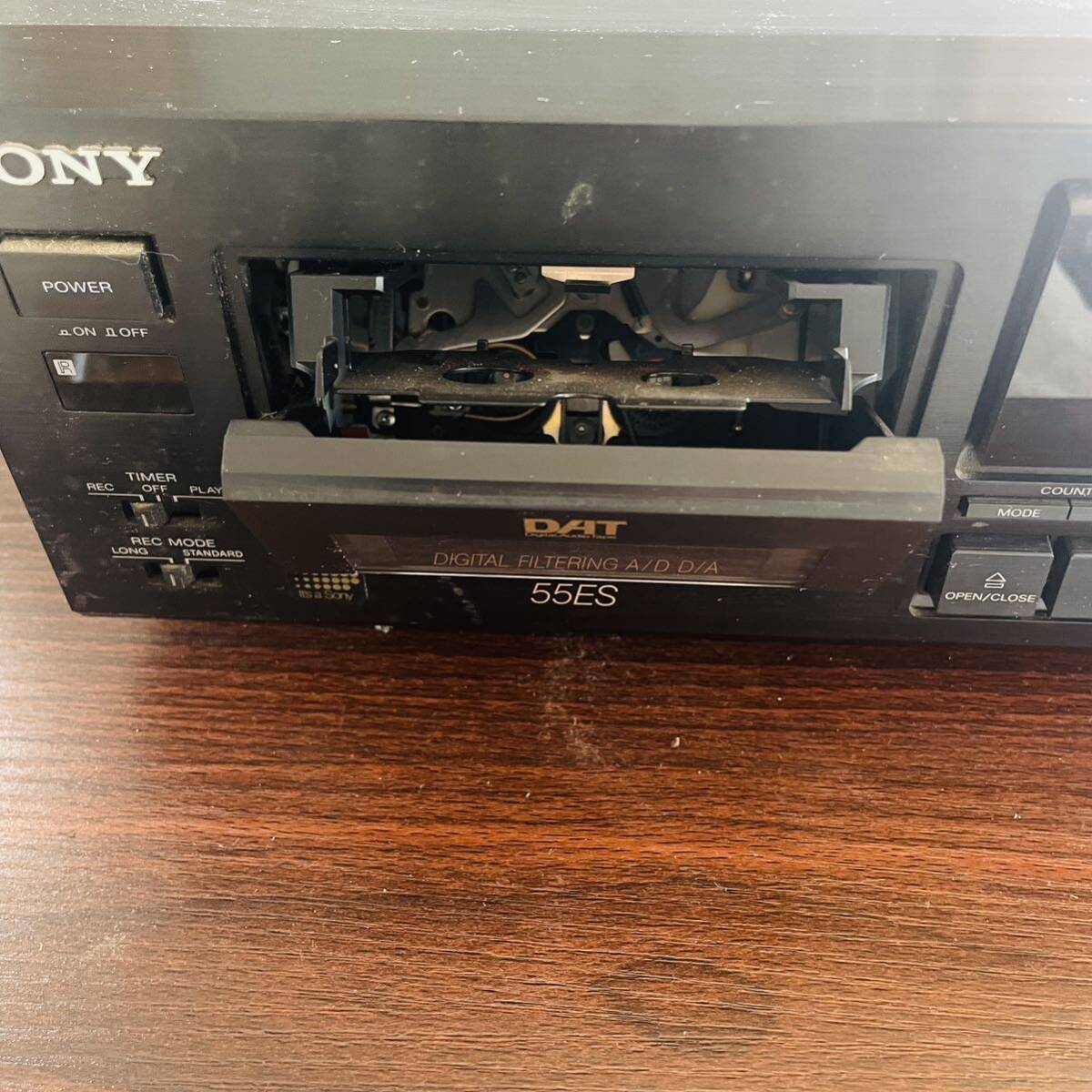 SONY デジタルオーディオテープデッキ DTC-55ES 通電可 ソニー DAT 中古 ジャンク品 の画像2