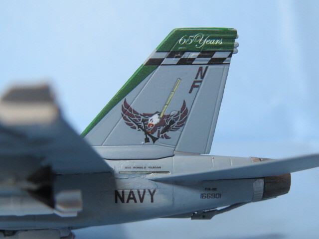 【リペイント完成品】1/144 『 F/A-18E SUPER HORNET 』ダムバスターズ CAG機 "Chippy Ho"の画像8
