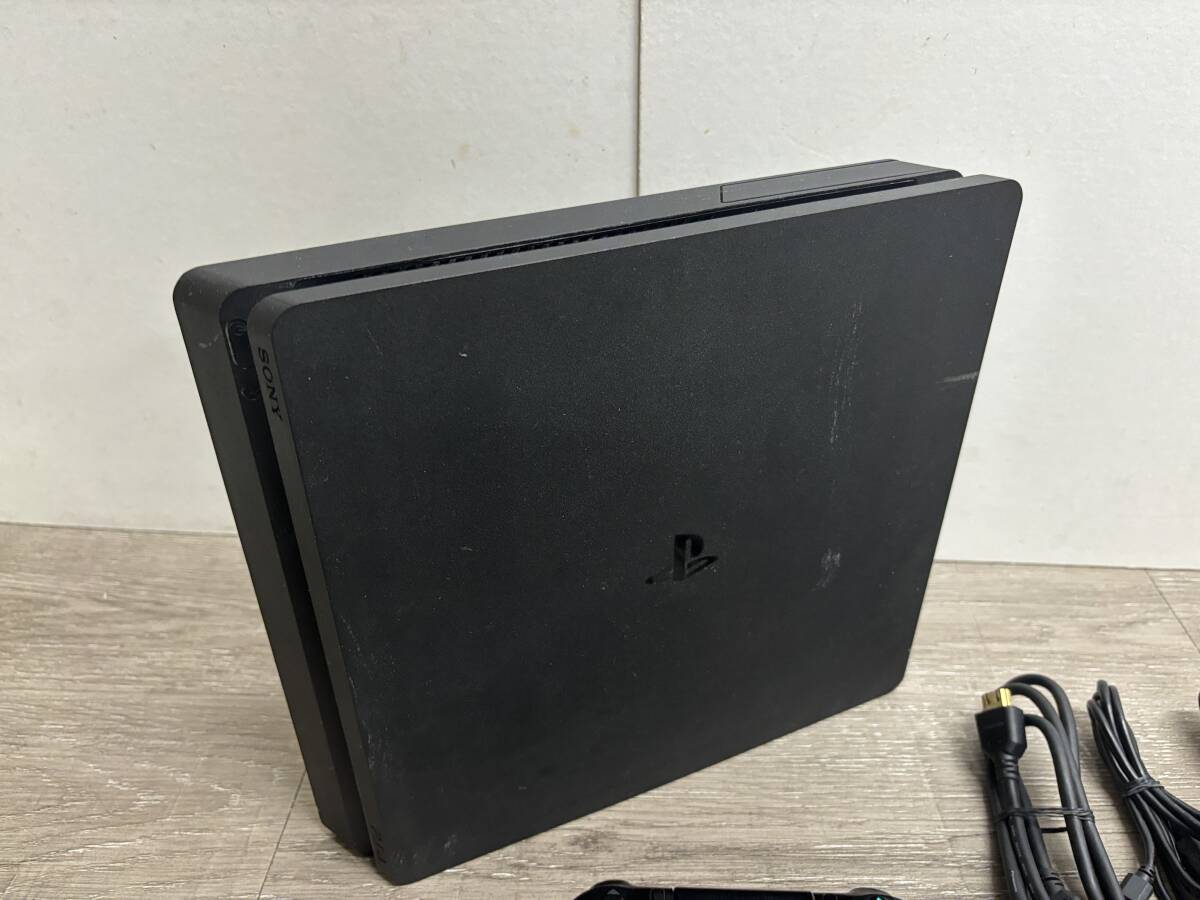 ☆ PS4 ☆ プレイステーション4 CUH-2000 500GB ジェットブラック 動作品 本体 コントローラー Playstation4 SONY デュアルショック4 9340の画像2