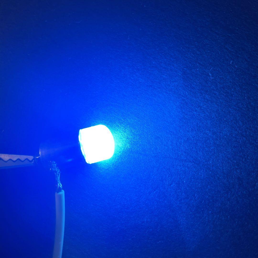 水色 アイスブルー BA9S LED 5個 メーター球 インジケーター ポジションランプ、ナンバー灯、ルームランプ スズキ カワサキの画像7
