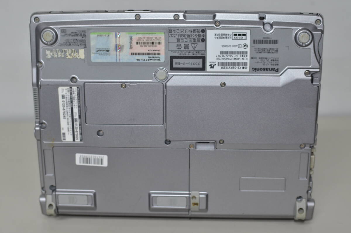 【ジャンク品】ノートPC Panasonic CF-S9KYFEDR ノートパソコン_画像7