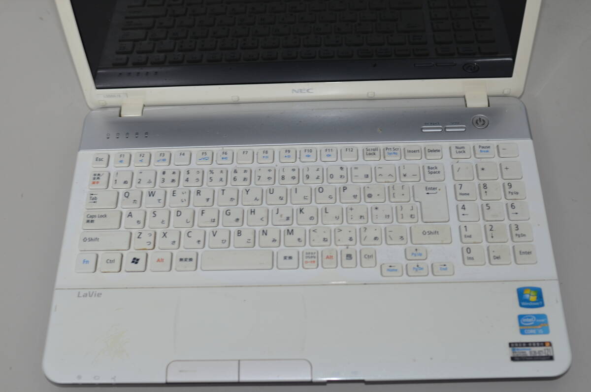 【ジャンク品】ノートPC NEC LS550/E ノートパソコン_画像5