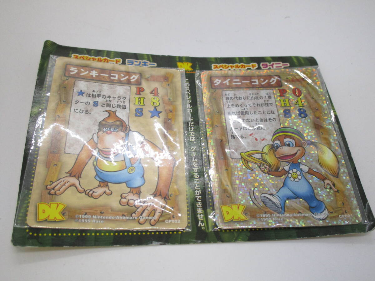 未使用　ドンキーコング スペシャル　カード ランキーコング　タイニーコング 　セット　送料140円(BNCDE_画像1