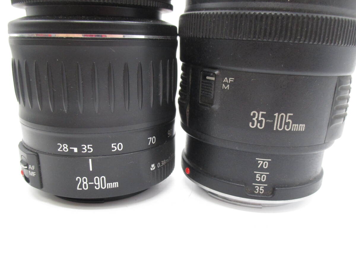 Canon キャノン EOS Kiss Digital X DS126151 一眼レフデジタルカメラ LENS 28-90mm　35-105ｍｍ　現状品(DMHY5_画像10