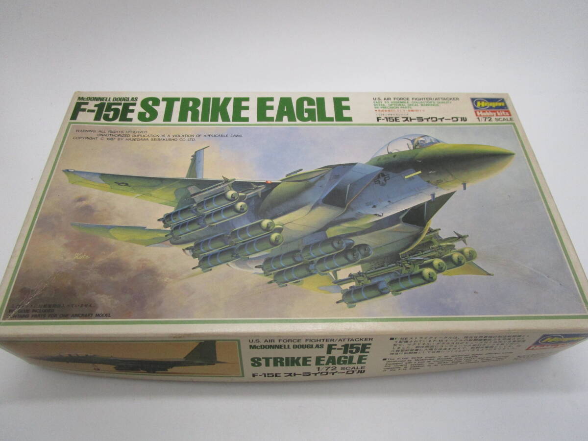 未使用　ハセガワ　F-15E　ストライクイーグル　プラモデル　1/72　現状品　クラフトシート梱包（T002G_画像1