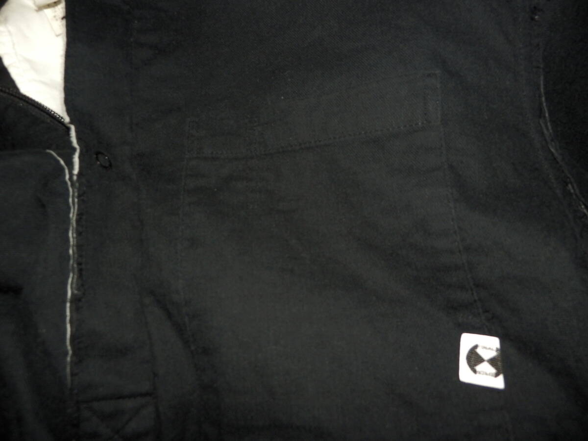 FINAL HOME 黒 半袖 プルオーバーシャツ ほつれ加工 サイズ02 中古品 ISSEY MIYAKE ファイナル ホーム イッセイミヤケ A-netの画像6