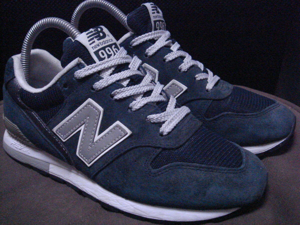 newbalance ニューバランス MRL996 AN スウェード レザー 紺 ネイビー 23㎝ クラシック 996 574 名作 復刻 スニーカー ランニングシューズ_画像3