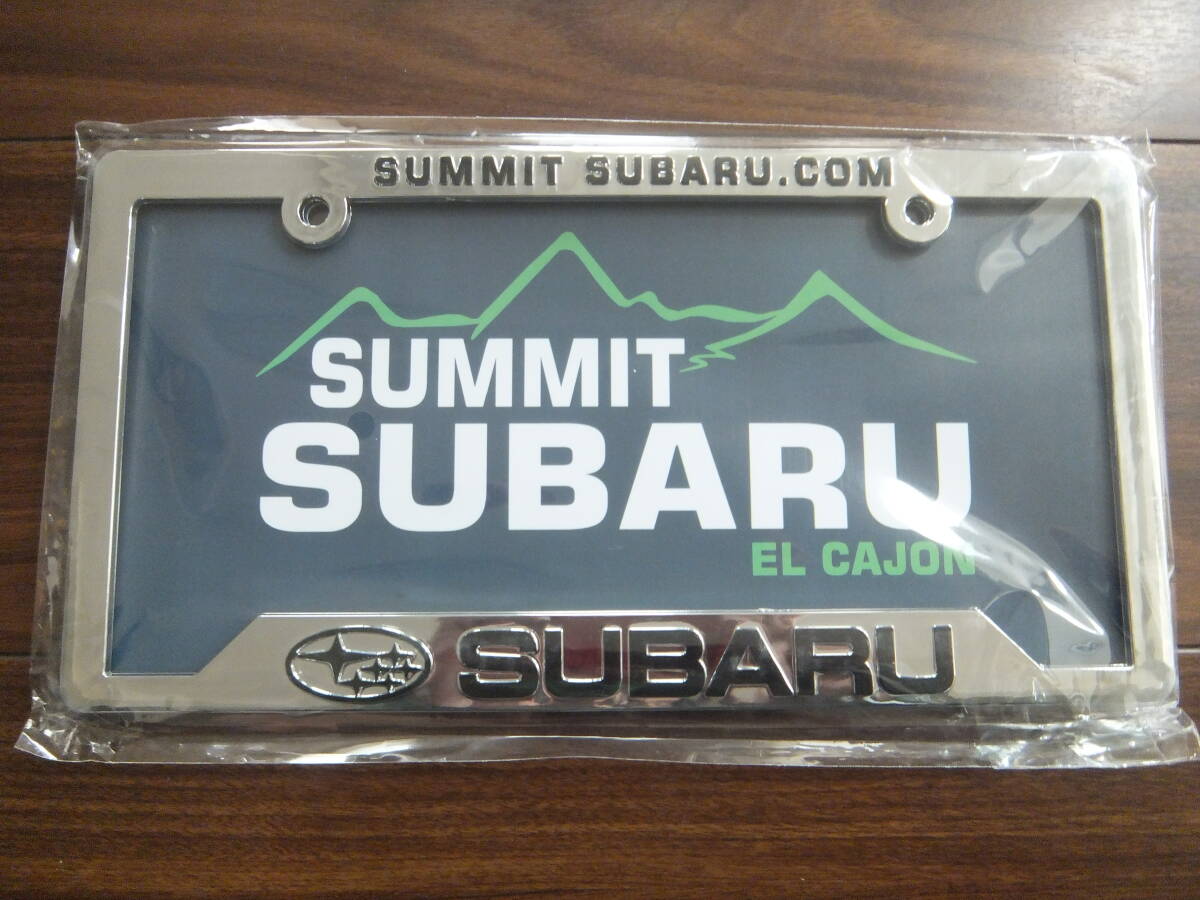 ◆新品U.S.非売品スバル【Subaru】カリフォルニア輸入ライセンス・フレームEJ限定◆送料230円～_summitsubaru.com