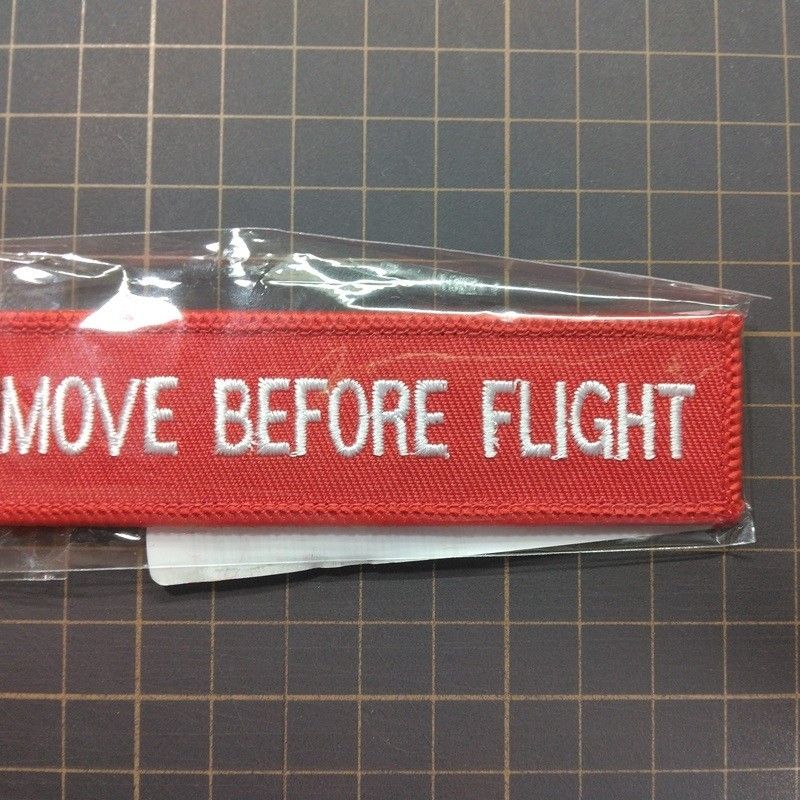 REMOVE BEFORE FLIGHT キーリング キーホルダー 　2個セット　