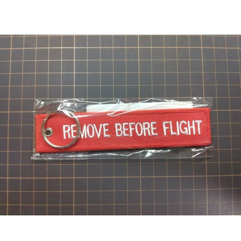 REMOVE BEFORE FLIGHT キーリング キーホルダー 　2個セット　