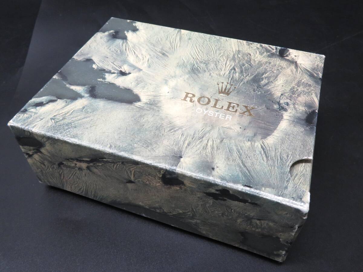 1円～希少 ROLEX ロレックス 正規品 クレーター柄 板BOX 5桁 メンズモデル 付属品 箱 ケース ヴィンテージ 腕時計 20_画像1