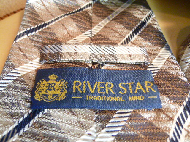 RIVER STAR ネクタイ　絹100％　極美品・展示品_画像4