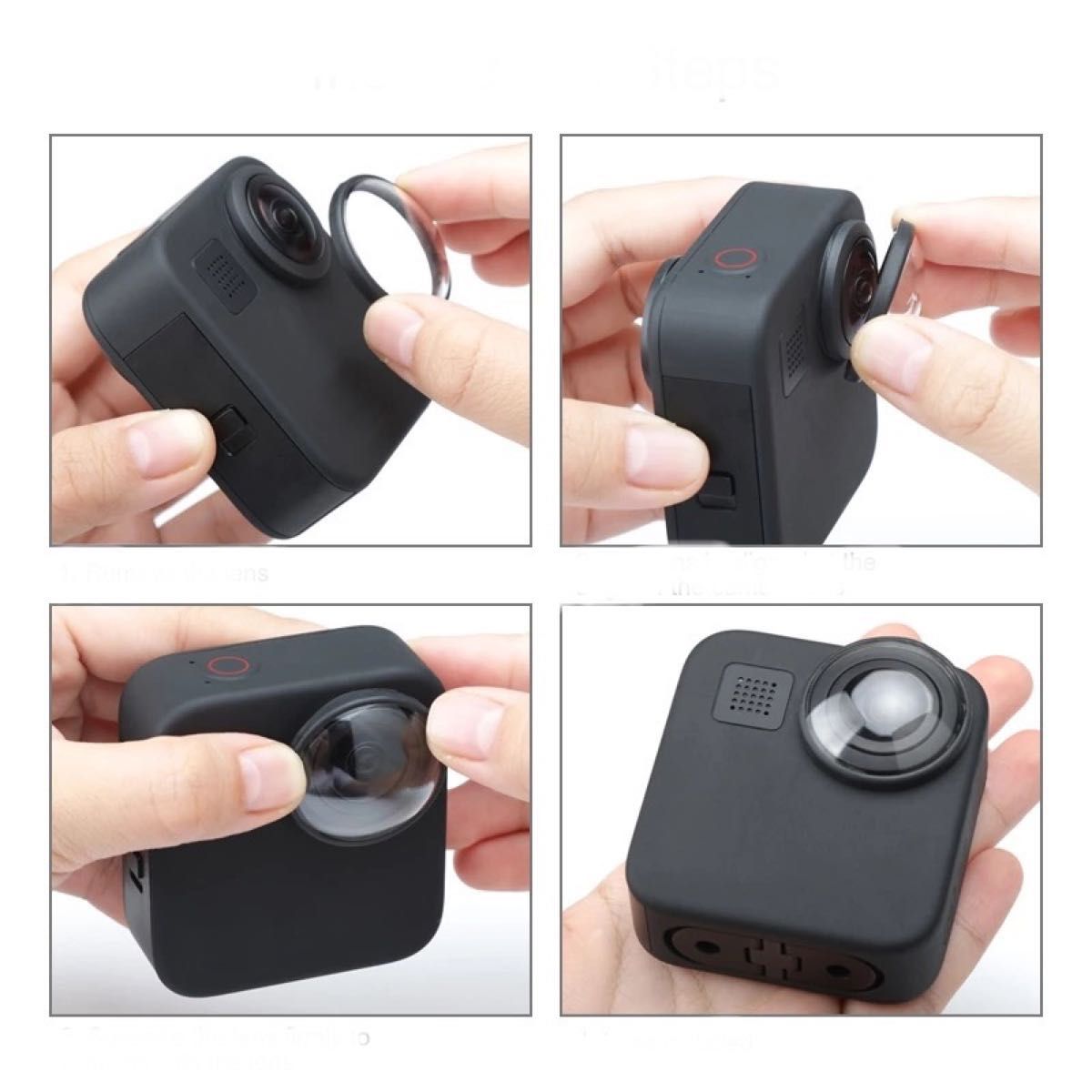 送料無料　GoPro MAX 対応　高品質レンズカバーカバー