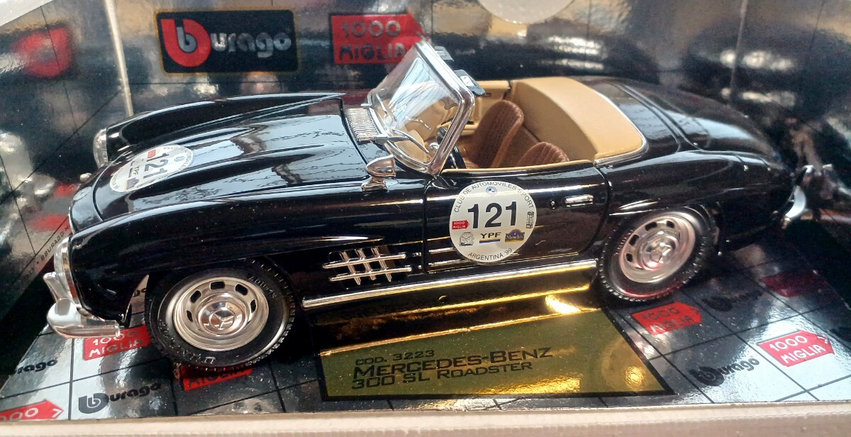 1/18 メルセデス・ベンツ 300SL ロードスター 1957 made in Italy 1000MIGLIA buragoの画像1