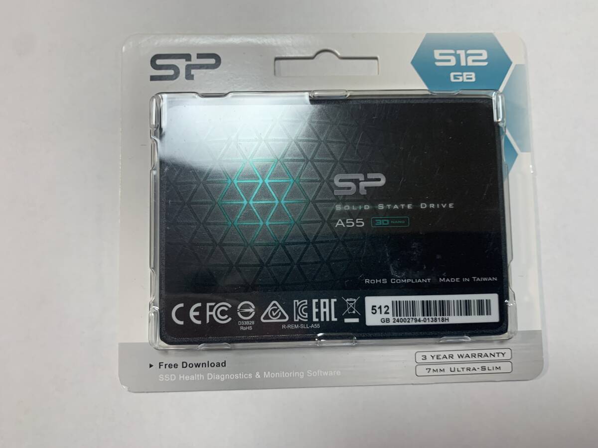  SiliconPower SSD Ace A55シリーズ 2.5インチ 512GB 【新品未開封】_画像3