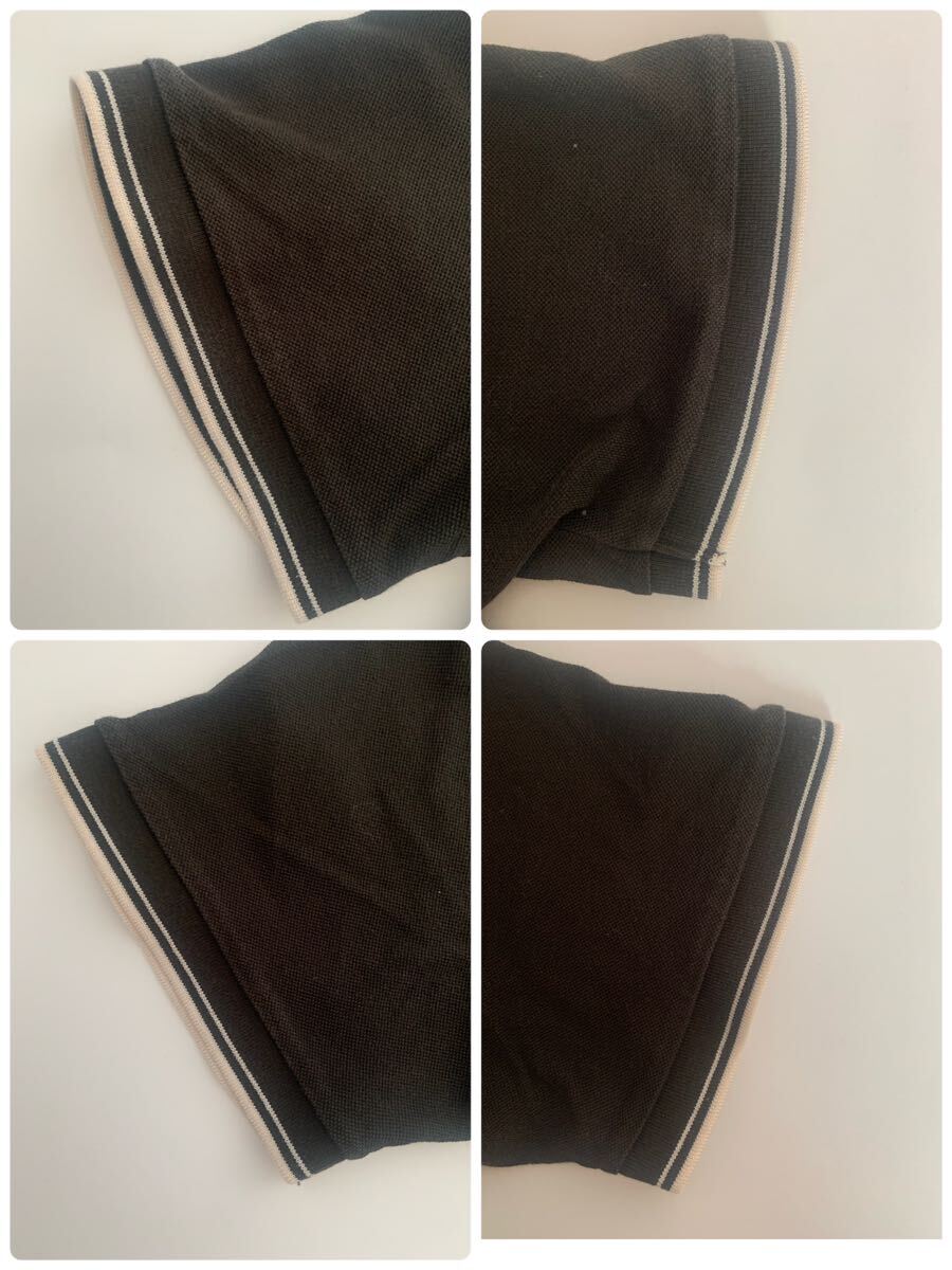 BURBERRY BLACKLABEL/バーバリーブラックレーベル ポロシャツ 3(L)  ネイビー・カーキ ２枚セット メンズ 本物（百貨店購入） の画像5