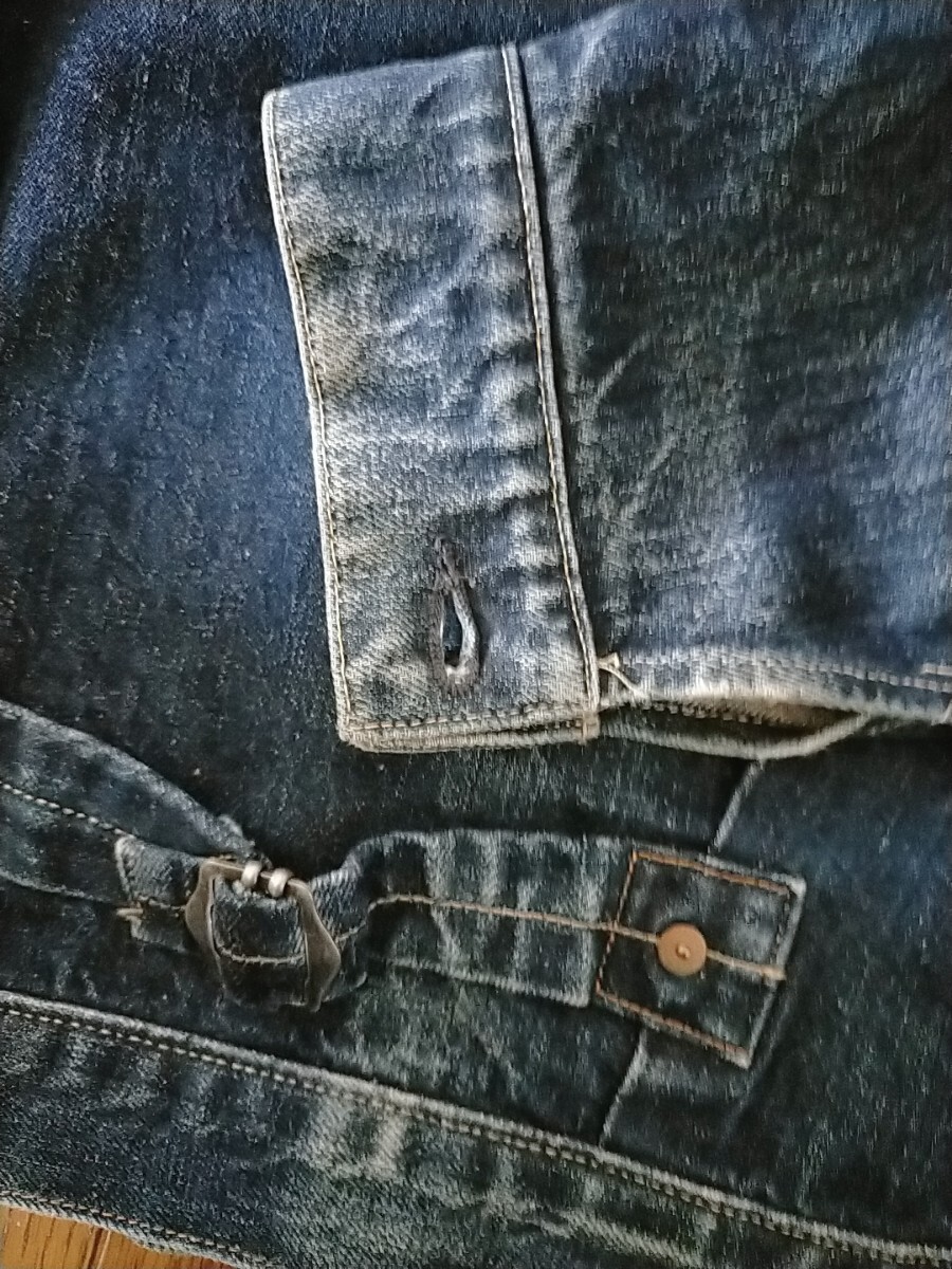 Levi's 506XX 1st 復刻 555 バレンシア 米国製 40 デニムジャケット_画像6