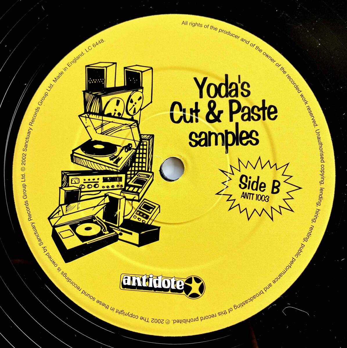 DJ Yoda Featuring People Under The Stairs / Quid Control【12''】2002 / UK / Antidote / ANTT 1003 / 検索：333yen vinylの画像4