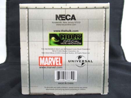 ネカ NECA ハルク HULK ヘッドノッカー ハンドペイント 高さ19cm 台座縦8.5×横8cm 箱付 首振り人形 フィギュア 経年保管 中古 ■_画像8