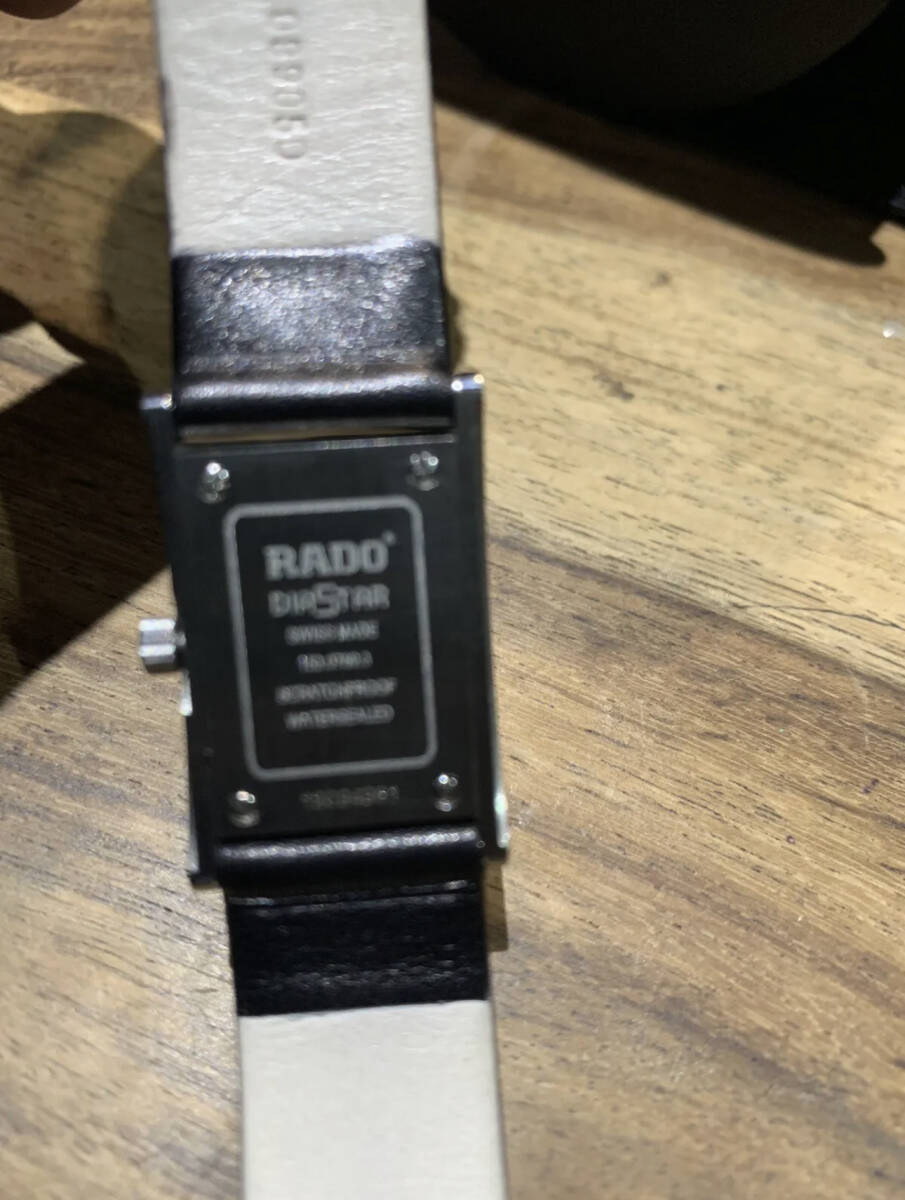 RADO Integral Jubile レディース 153.0789.3 素晴らしいコンディション レザーウォッチ ダイヤモンド付き 展示品 £2400 時計の画像3