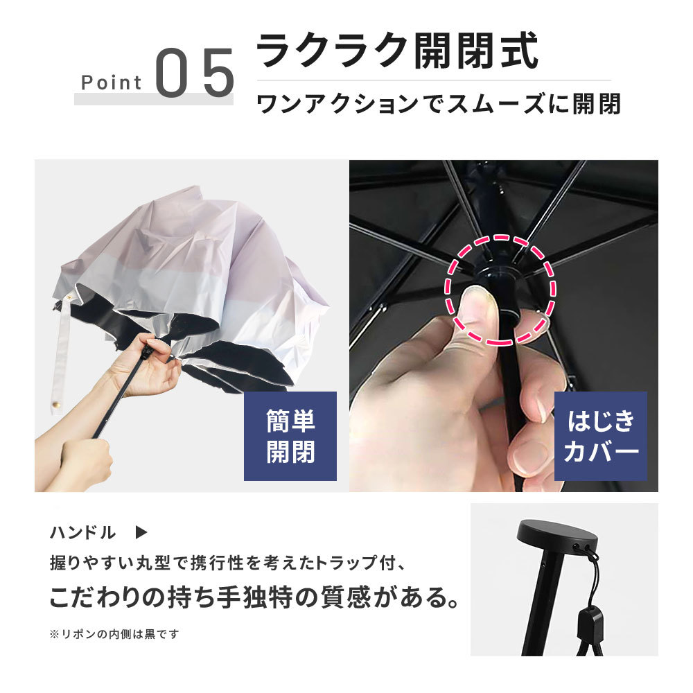  parasol complete shade 120g UV cut folding umbrella super water-repellent light weight Mini 6ps.@.UPF50+ UV resistance . rain combined use folding umbrella compact ( rainbow color )