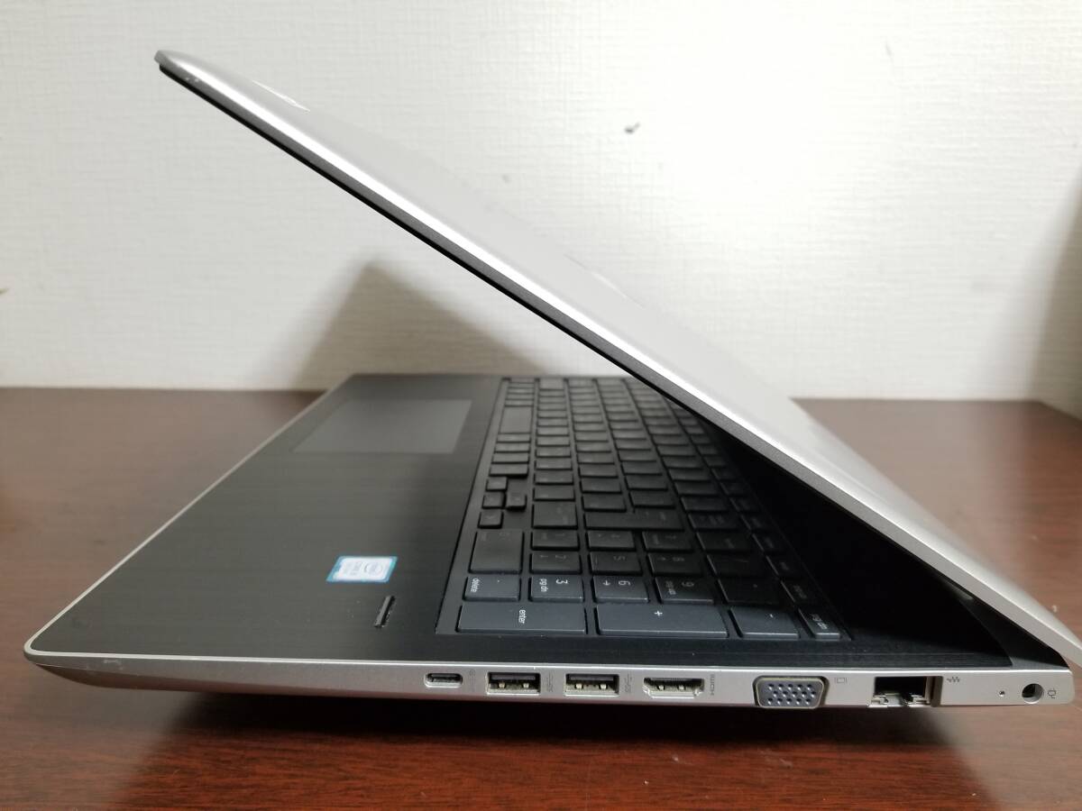 ほぼ美品 HP ProBook 450 G5 Core i5 第８世代 (8250U)◆メモリ8GB◆M.2 SSD256GB◆15.6インチ Full HD 動作品 Win10 Office2021 laptop の画像9