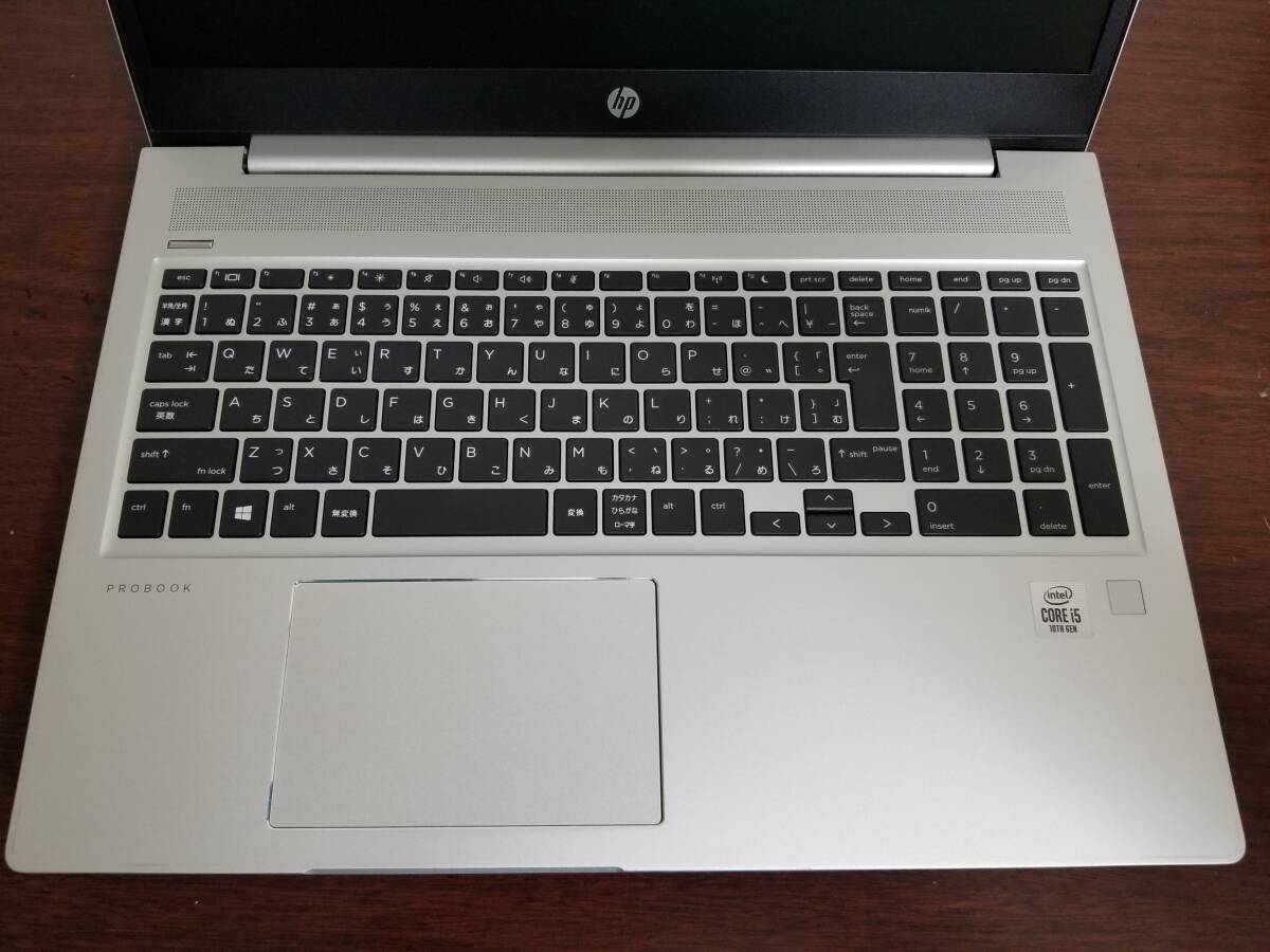 612 ほぼ新品 美品 動作品 HP ProBook 450 G7 Core i5 第10世代 (10210U)#16GB#M.2 SSD256GB#15.6インチ HD#Win11 Pro#laptop#Office 2021の画像7