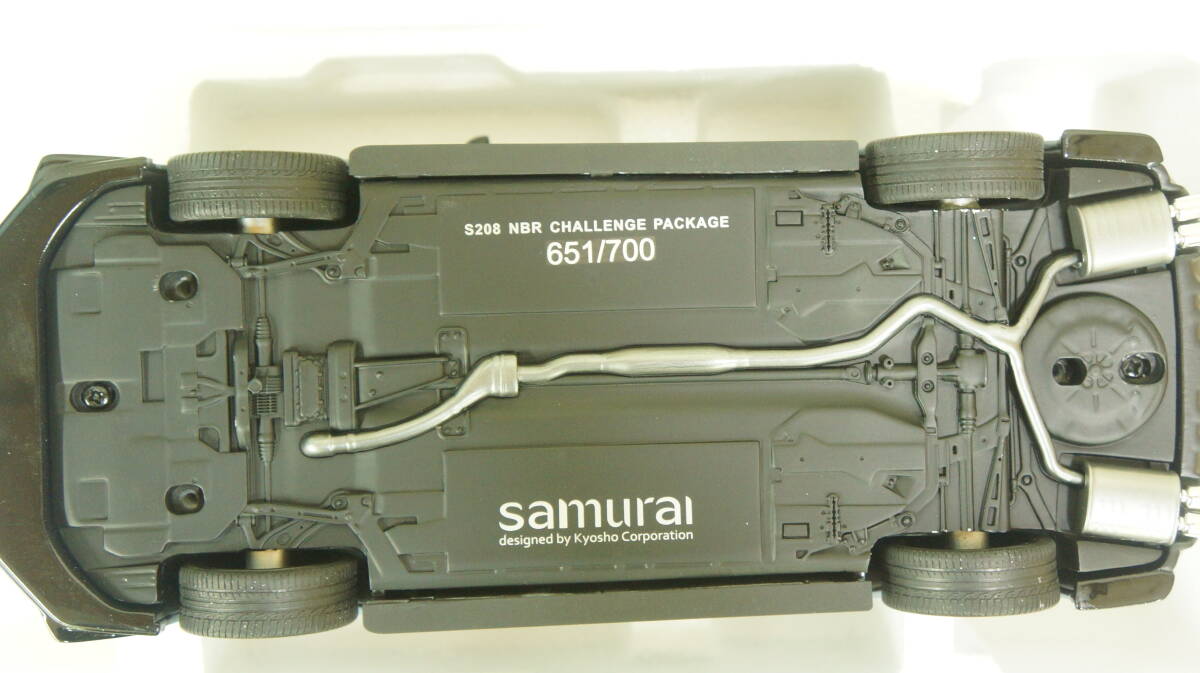 京商 1/18 KSR18032CG samurai サムライ S208 NBR チャレンジパッケージ 中古品 傷、汚れ有の画像7