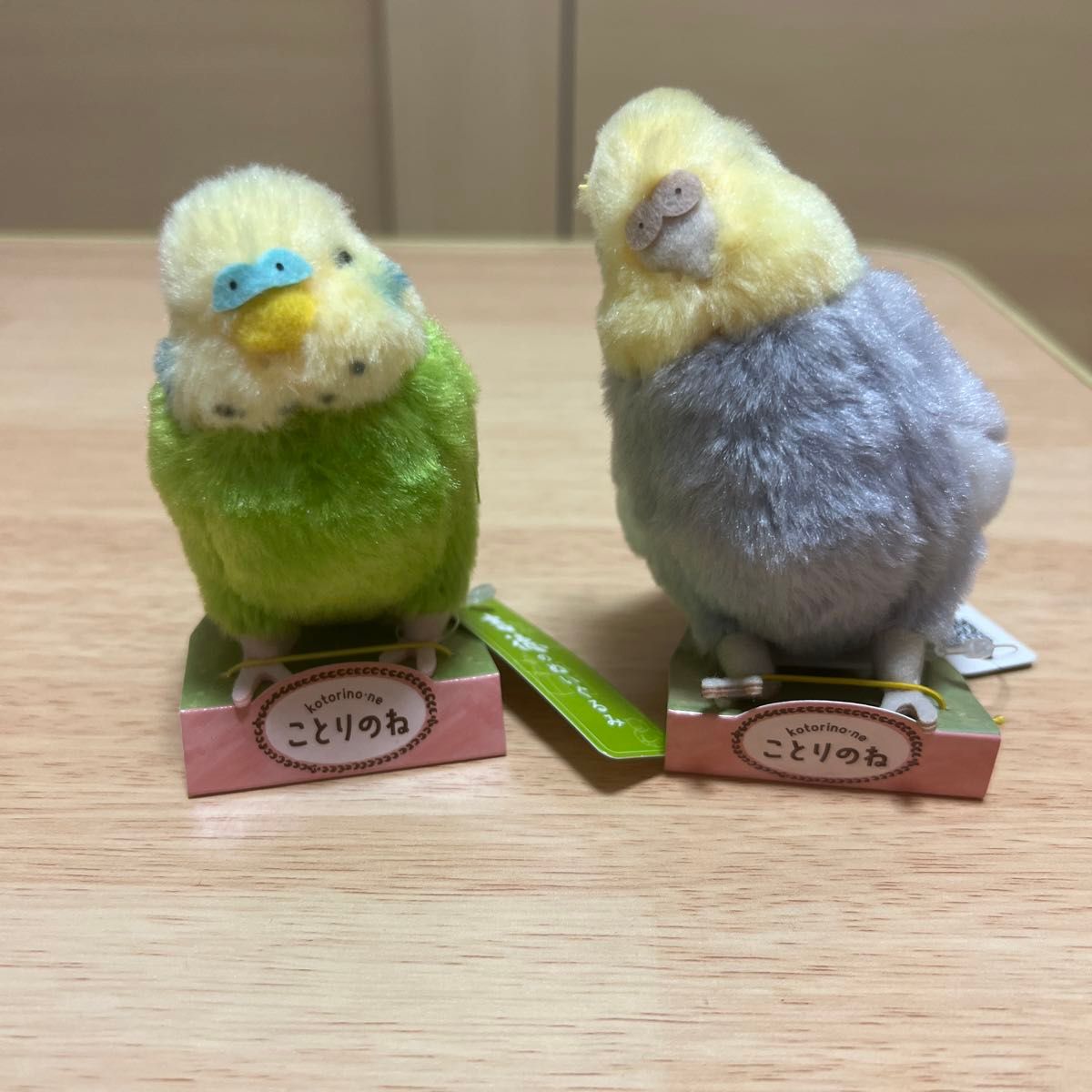 ことりのね　吉徳のぬいぐるみ　インコ  2点セット