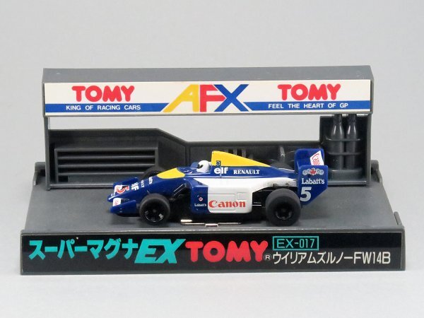 HOスロットカー TOMY AFX スーパーマグナEX-017 ウイリアムズルノーFW14B_画像1