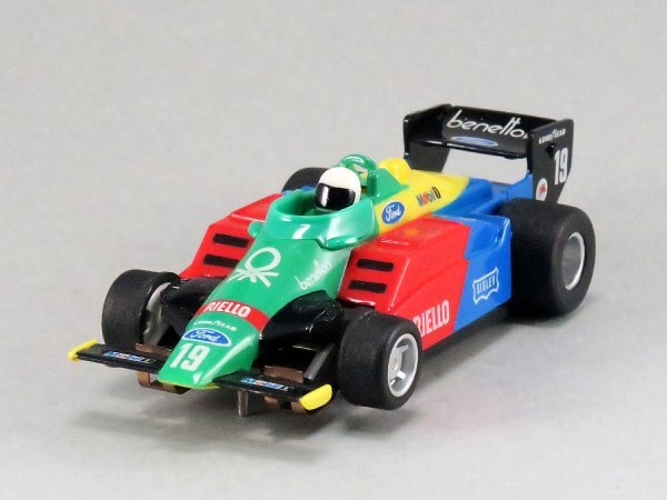 HOスロットカー TYCO X-34 F-1 ベネトン フォード Magnum 440X2の画像5