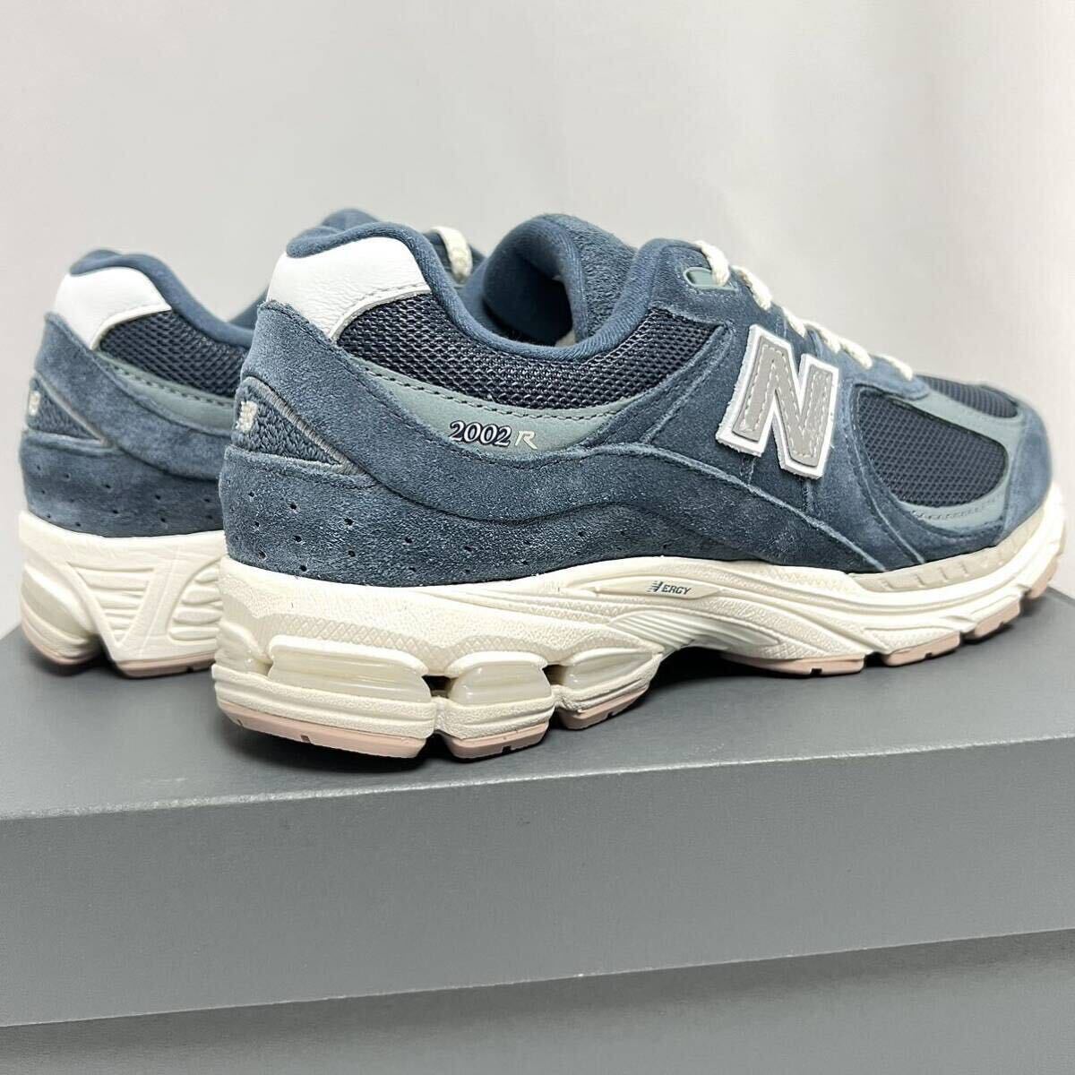 25cm 新品 ニューバランス 2002R ネイビー 紺 NEWBALANCE 2002 M2002R RHC レザー スニーカー M2002 2002RHC ヘイジーブルー 限定_画像4