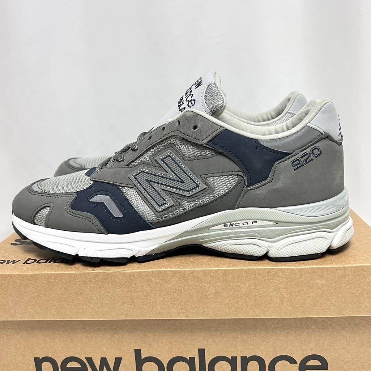 28cm 新品 ニューバランス M920 GNS イギリス製 グレー ネイビー NEW BALANCE 英国製 MADE IN ENGLAND Made in UK GRAY 920 920GNS_画像5