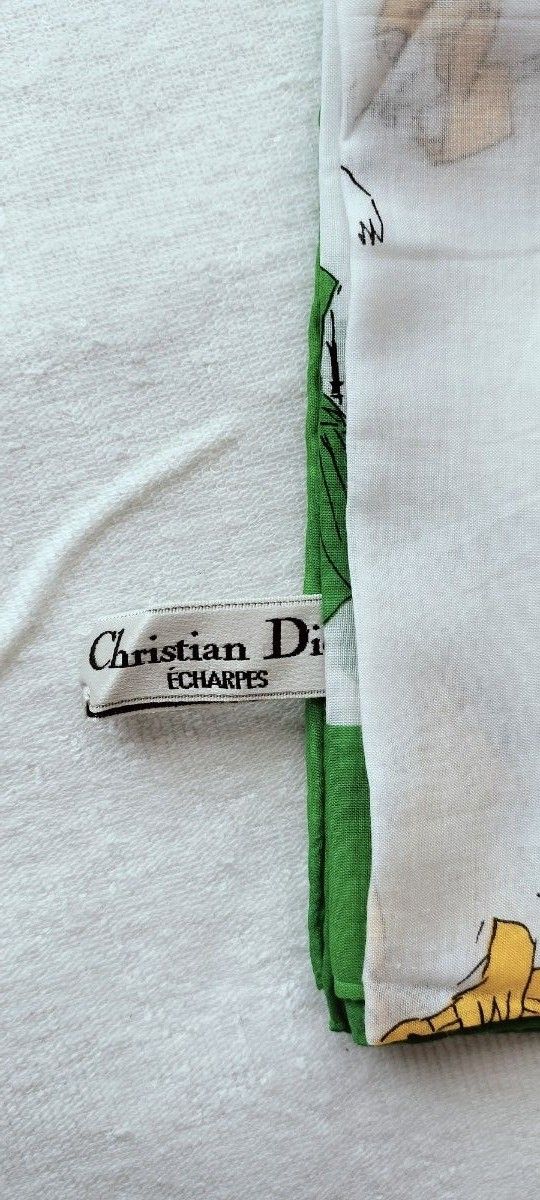 Christian Dior　クリスチャンディオール　 スカーフ　大判　ハンカチ