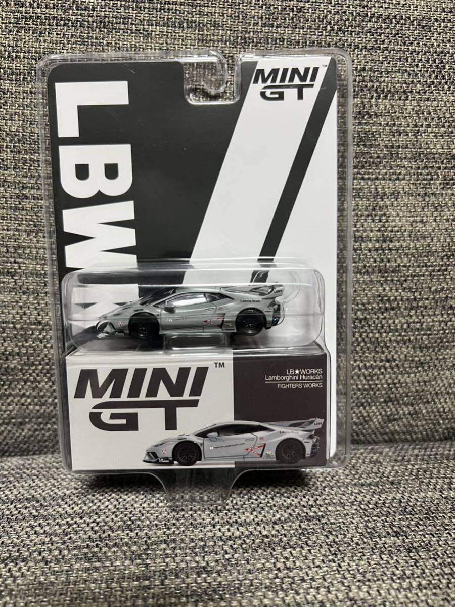 MINI GT 1/64 LB限定ブリスター258 LB WORKS Lamborghini Huracan ファイターズワークス　リバティーウォーク _画像1