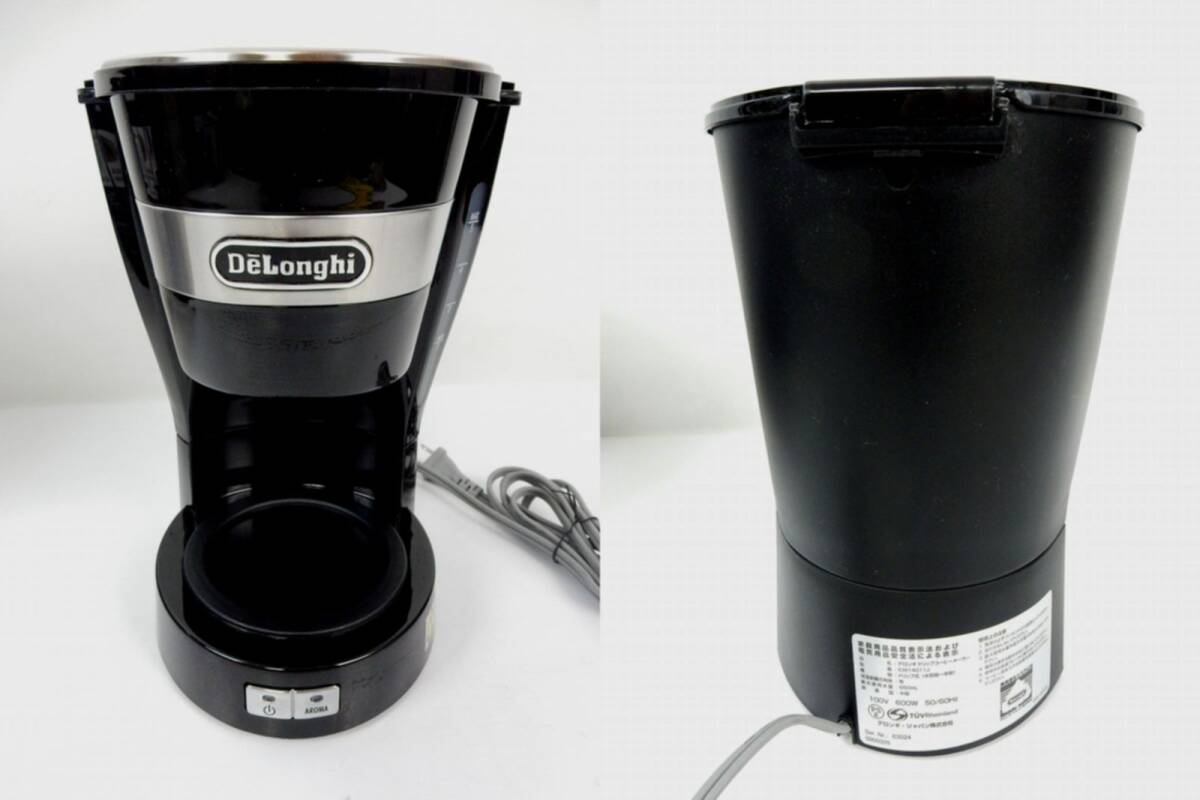 【Delonghi】デロンギ ドリップコーヒーメーカー ICM14011J 未使用品 通電確認 中古品 JUNK扱い 現状渡し 一切返品不可で！の画像3