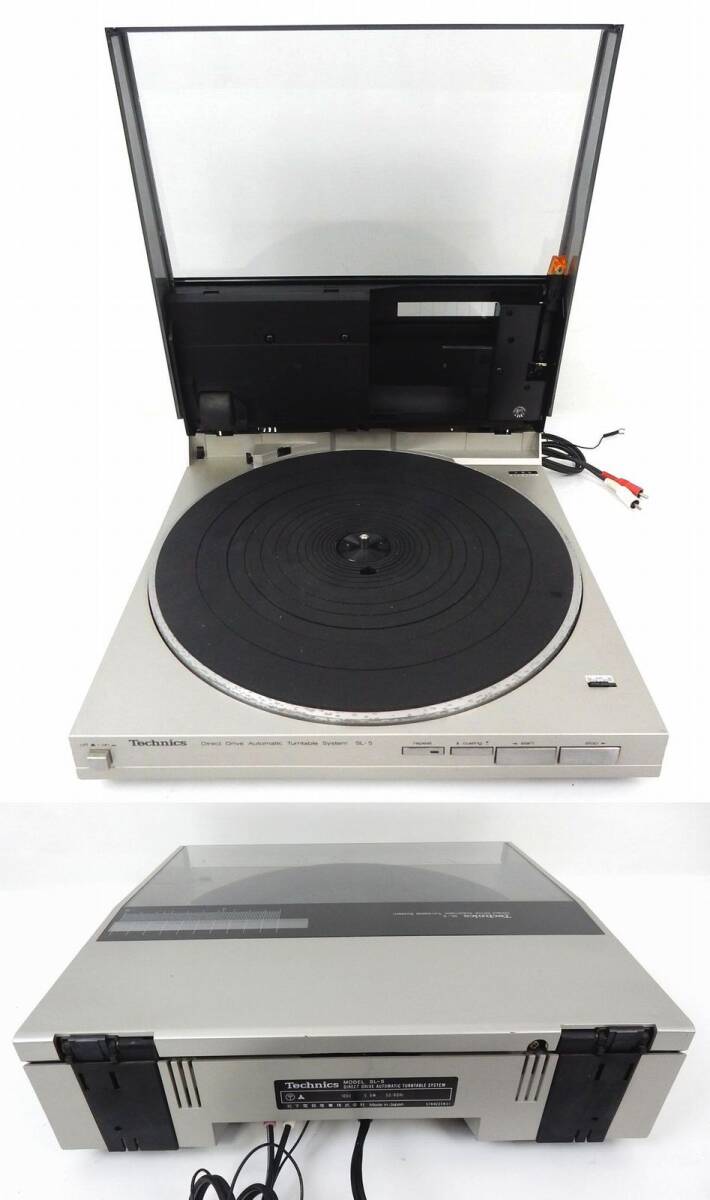 【Technics】 テクニクス DIRECT DRIVE AUTOMATIC TURNTABLE SYSTEM MODEL SL-5 通電/簡易動作確認 中古品 JUNK 現状渡し 一切返品不可で_画像2