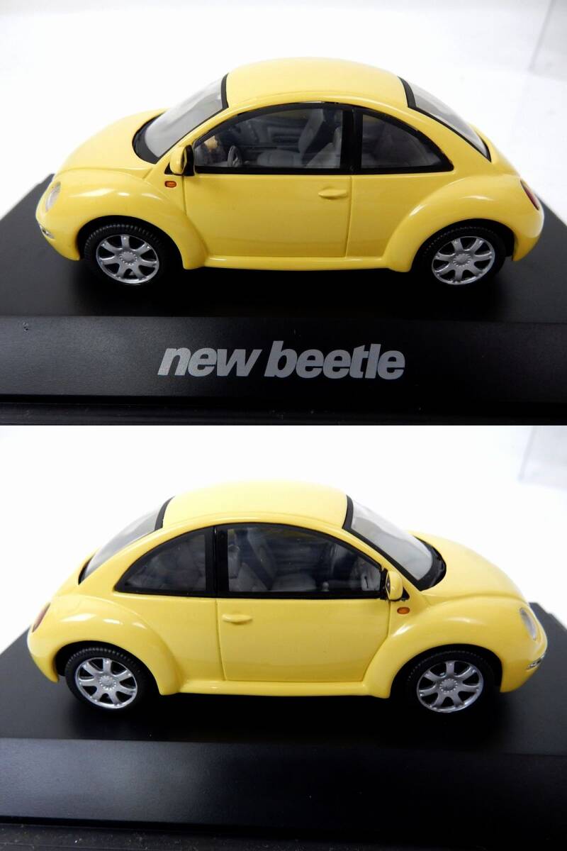 [Schuco] Schuco 1/43 VW New beetle Volkswagen New Beetle желтый кейс повреждение иметь б/у JUNK относится текущее состояние доставка совершенно возвращенние товара не возможно 