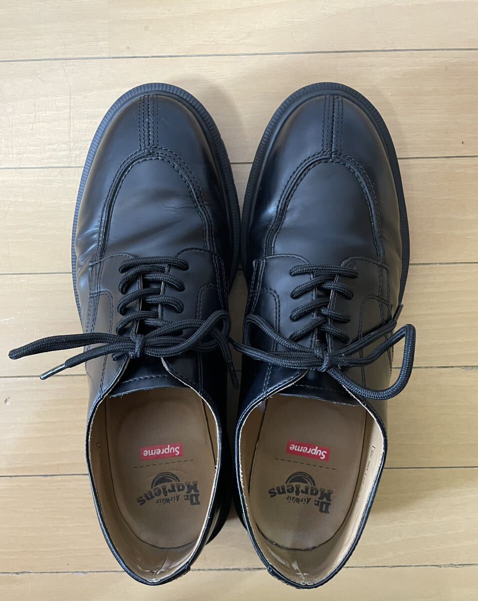 シュプリームドクターマーチン Dr. Martens Split Toe 5 Eye Supreme Black Dr. Martens Split5 Eye US10 28cm _画像5