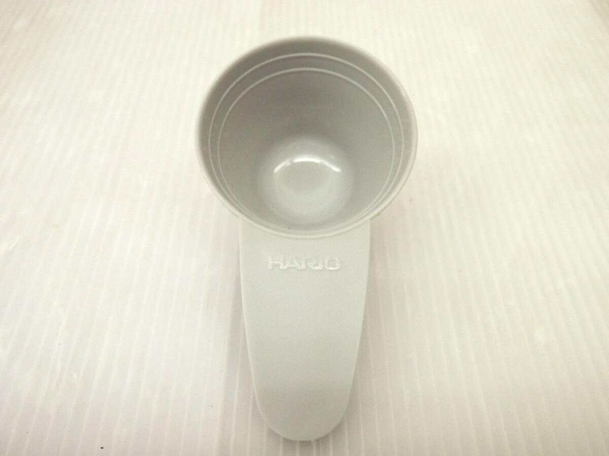 ●【未使用】HARIO ハリオ V60 コーヒーサーバーセット02セット VCSD-02 ペールグレー 日本製 コーヒードリッパー の画像8