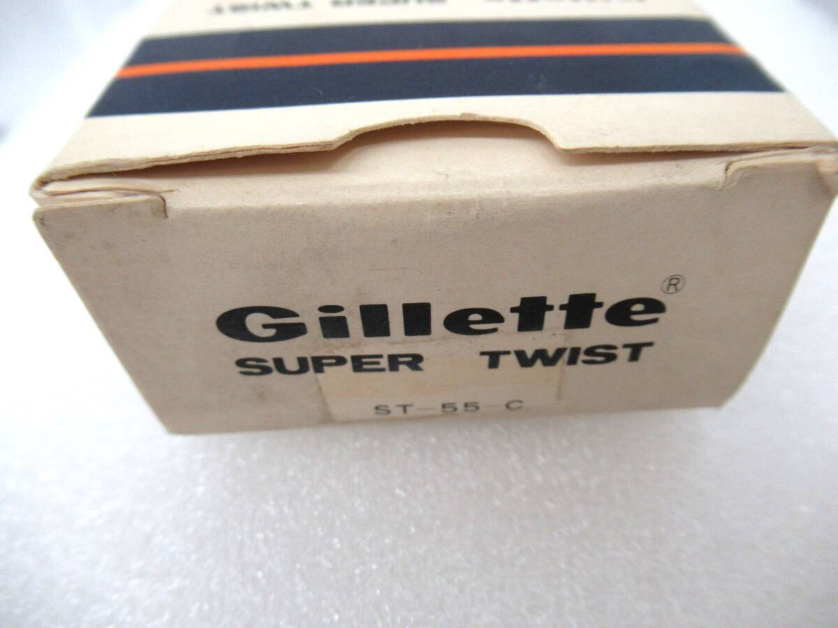 未使用 Gillette SUPER TWIST ジレット スーパーツイスト MADE IN ENGLAND 英国製 昭和レトロの画像5