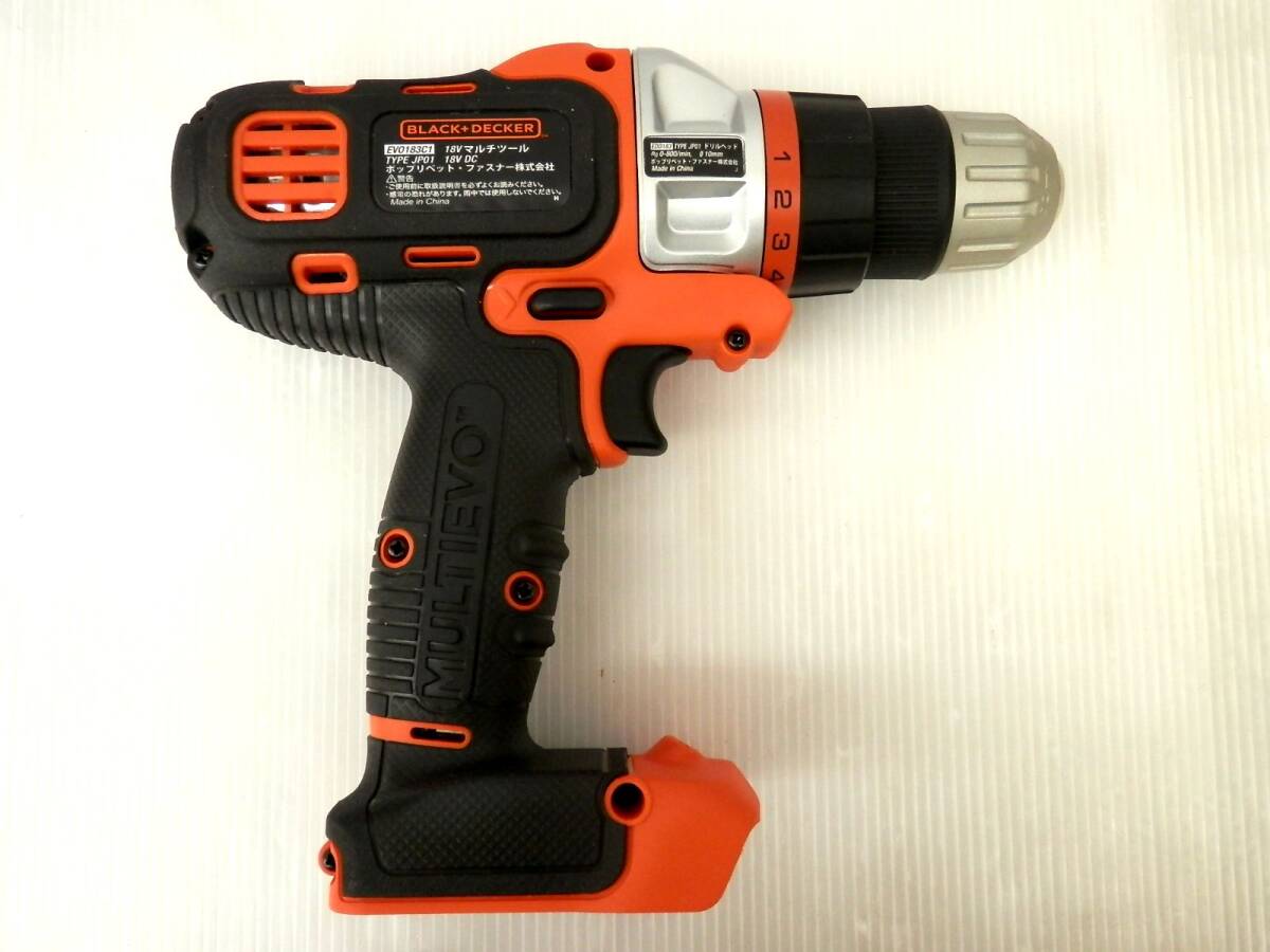 *[ выставленный товар ]BLACK+DECKER черный and decker 18V MuntiEVO EVO183C1 беспроводной мульти- tool пила круг noko Driver электроинструмент 