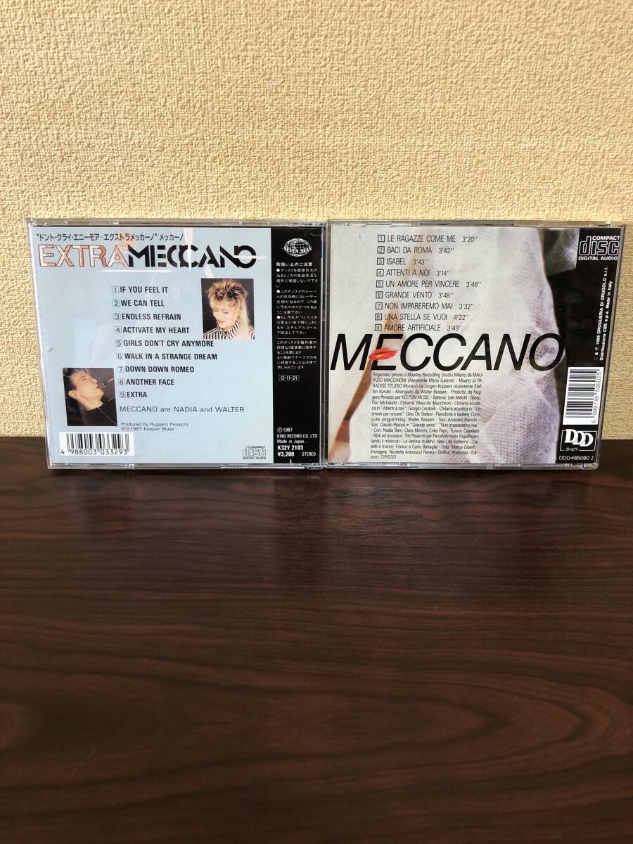 CD☆2枚／MECCANO／メッカーノ／ドント・クライ・エニーモア〜エクストラメッカーノ〜マイ・ワールド／K32Y 2103／ユーロビート