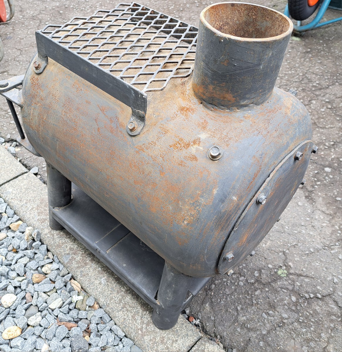  steel iron wood stove present condition goods receipt limitation (pick up) Hokkaido 