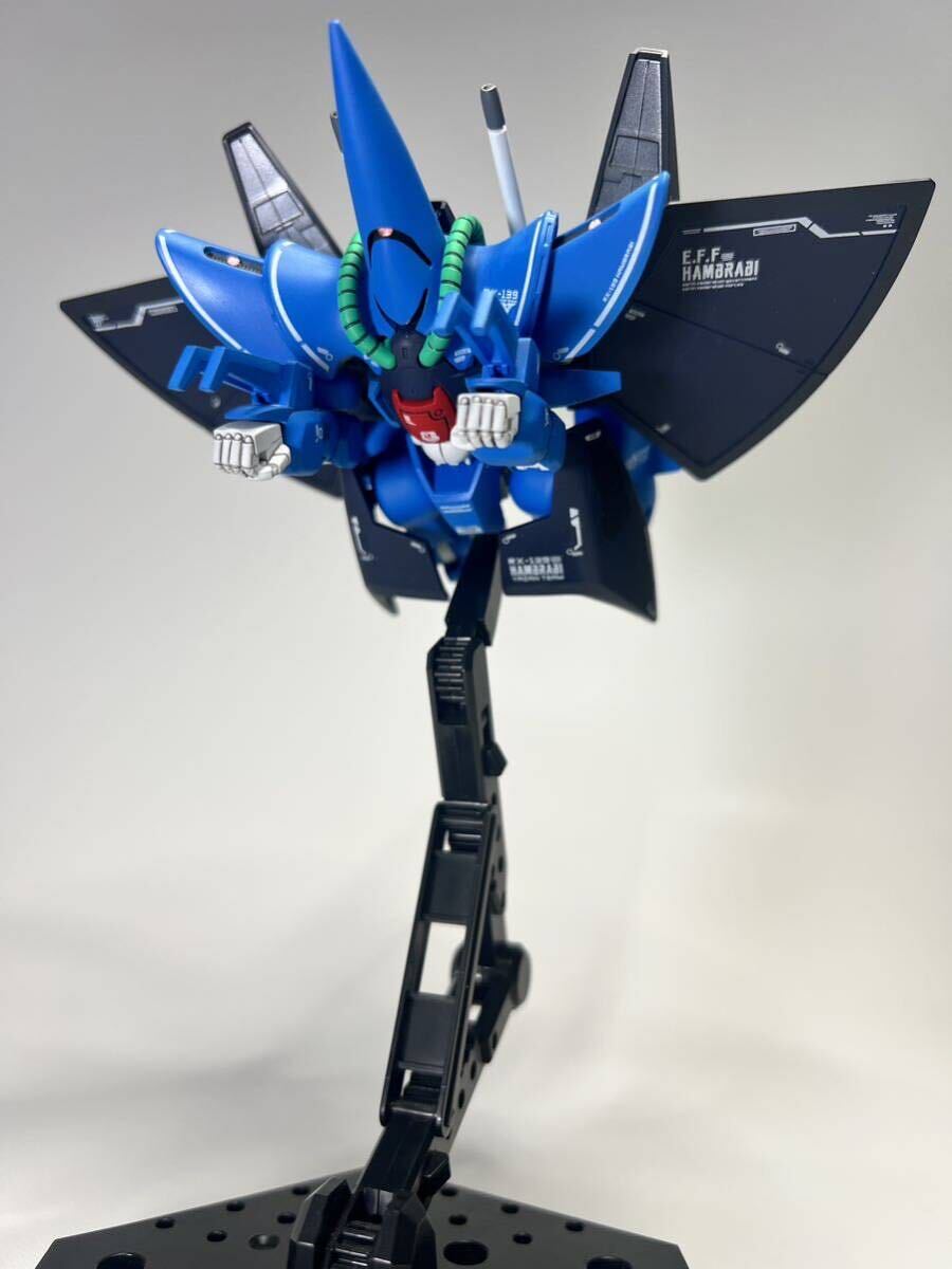 HGUC 1/144 ハンブラビ　塗装完成品 改修品ガンプラ 機動戦士Zガンダム_画像3