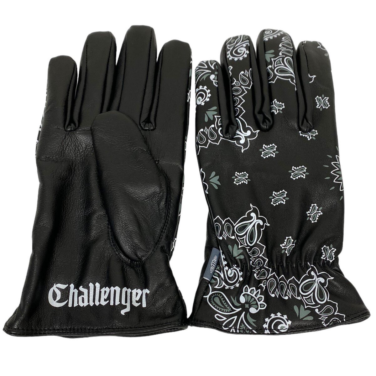 CHALLENGER 23AW BANDANA LEATHER GLOVEバンダナレザーグローブ手袋 8069000104677の画像1