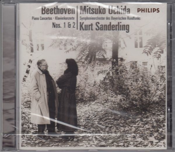[CD/Philips]ベートーヴェン:ピアノ協奏曲第1&2番/内田光子(p)&K.ザンデルリング&バイエルン放送交響楽団 1997.7_画像1