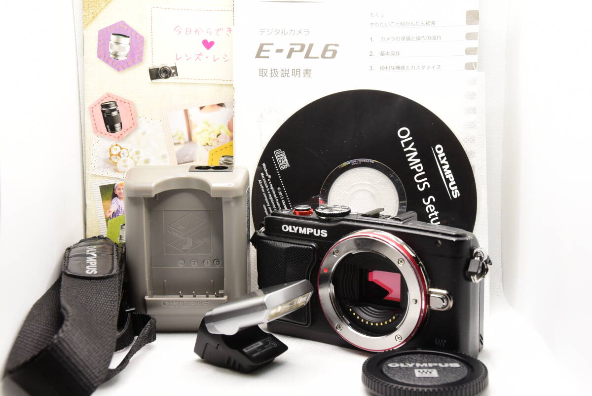 ★現状品★付属品多数★オリンパス OLYMPUS E-PL6 ボディ #628G698