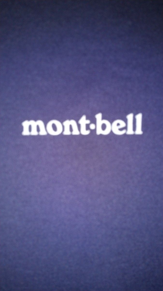 mont-bell  長袖カットソー   ネイビー   Sサイズ